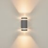 Inglewood Aplique para exterior Plata, 2 luces