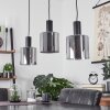 Klemtoo Lámpara Colgante Negro, 3 luces