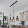 Klemtoo Lámpara Colgante Negro, 3 luces