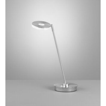 Fischer & Honsel Dent Lámpara de mesa LED Níquel-mate, 1 luz