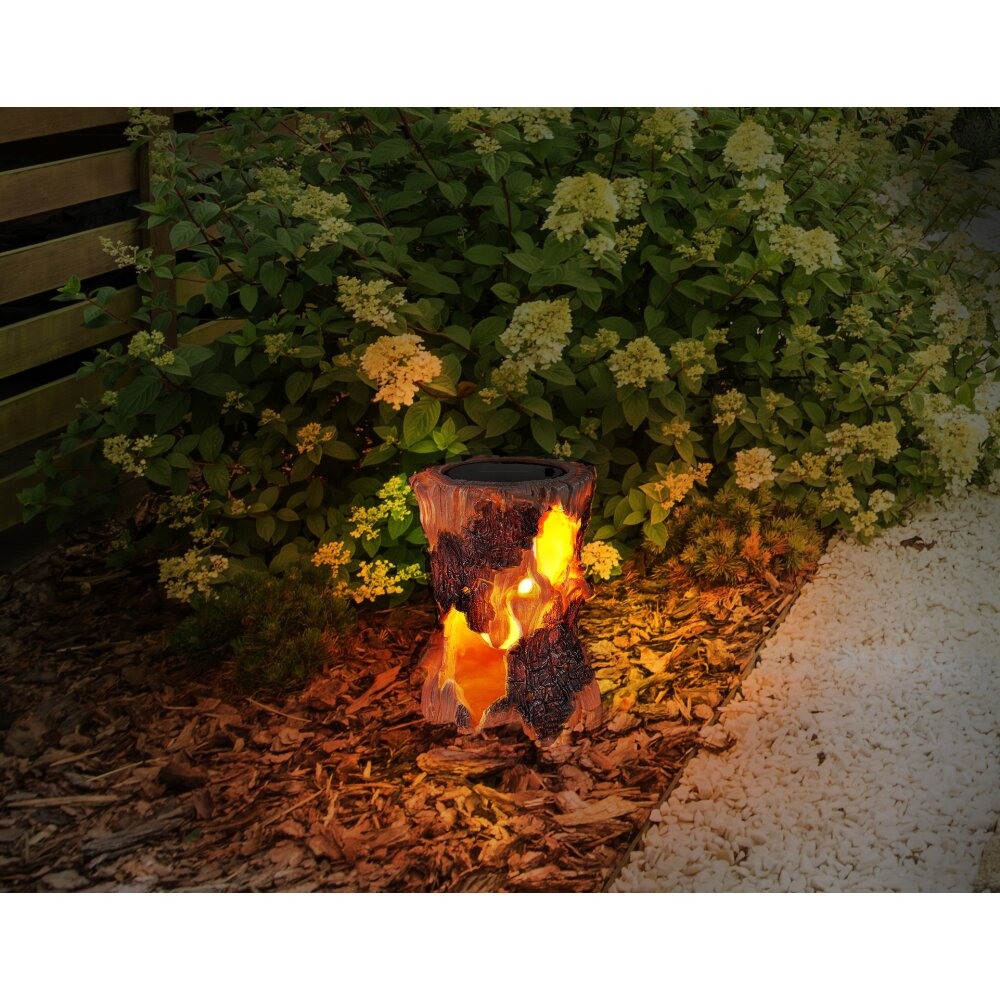 Globo BAUM Lámpara solar LED Color madera, Blanca, 1 luz main product photo