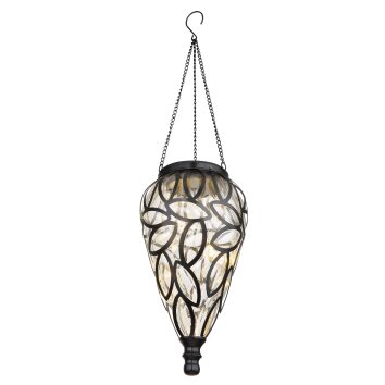 Globo Lámpara solar LED Transparente, 15 luces