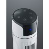 Reality Iceberg Ventilador Negro, Blanca, Mando a distancia
