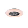 Reality Visby Ventilador Cromo, 1 luz