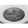 Reality Visby Ventilador Cromo, 1 luz