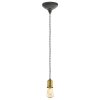 Eglo YORTH Lámpara Colgante dorado, Negro, 1 luz