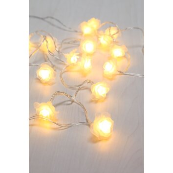 Globo Tira de luces LED Blanca, 20 luces