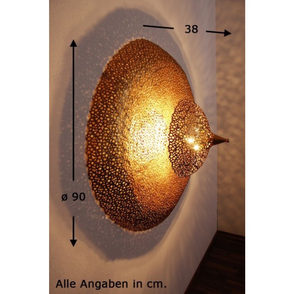 Holländer UTOPISTICO Aplique dorado, Latón, 3 luces main product photo