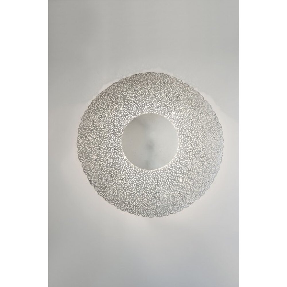 Holländer UTOPISTICO Aplique Plata, 2 luces main product photo