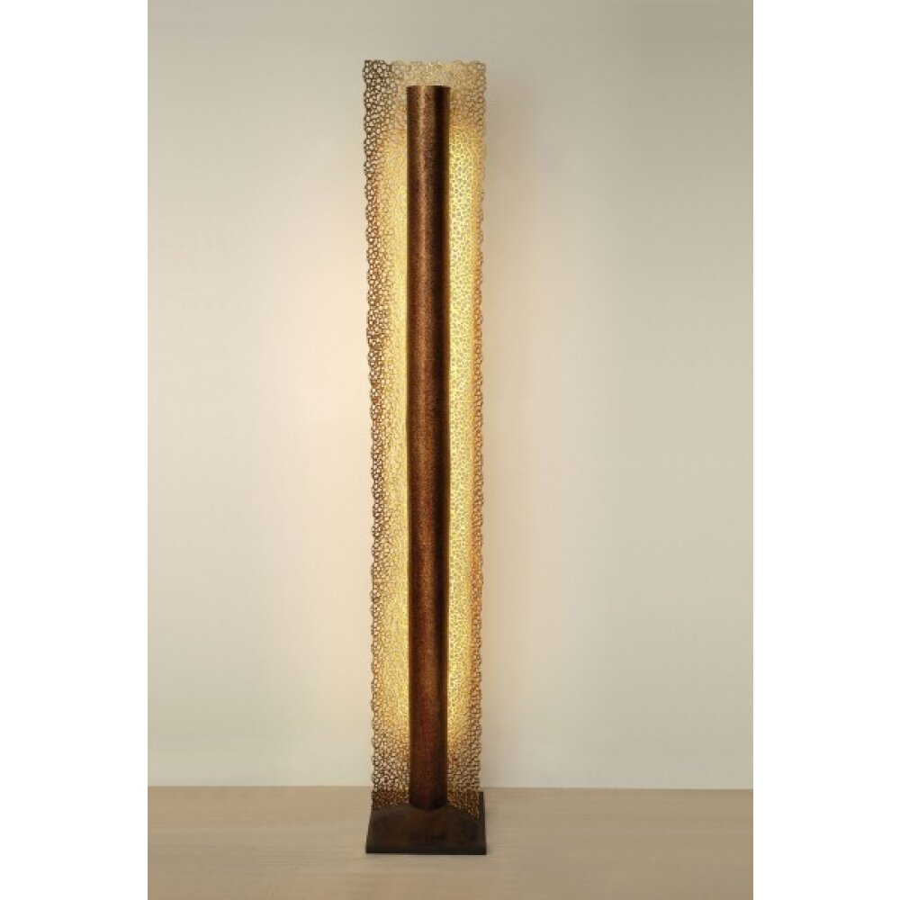 Holländer UTOPISTICO Lámpara de pie Marrón, dorado, 1 luz main product photo