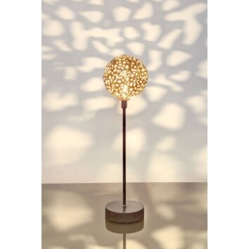 Holländer SFERA GRANDE Lámpara de mesa Marrón, oro, 1 luz