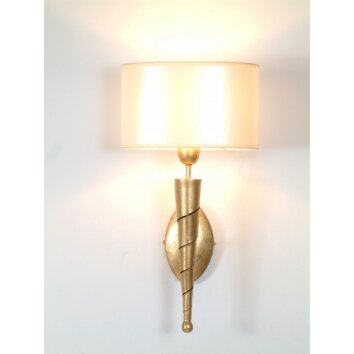 Holländer INNOVAZIONE Aplique dorado, Blanca, 1 luz