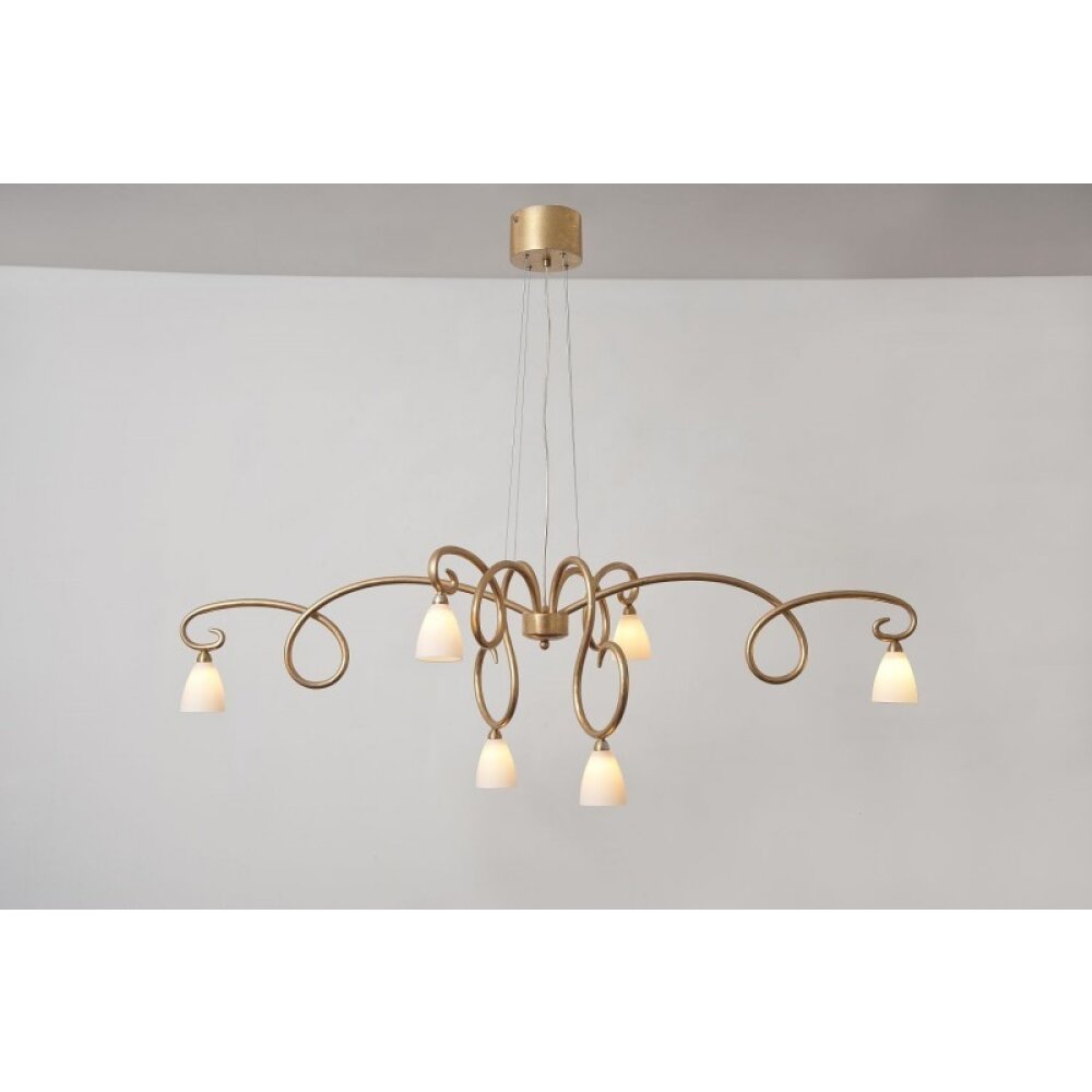 Holländer ALICE BIANCO Lámpara suspendida dorado, 6 luces main product photo