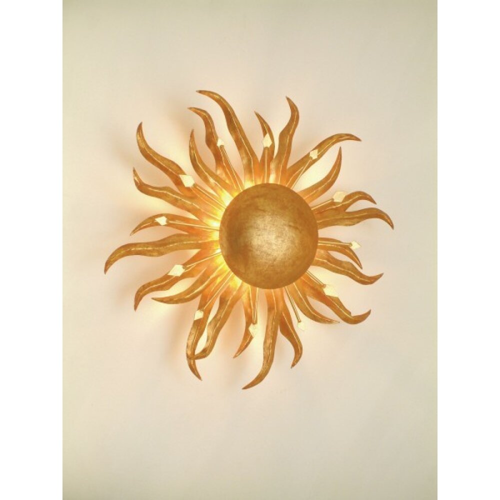 Holländer SONNE PICCOLA Aplique dorado, 1 luz main product photo