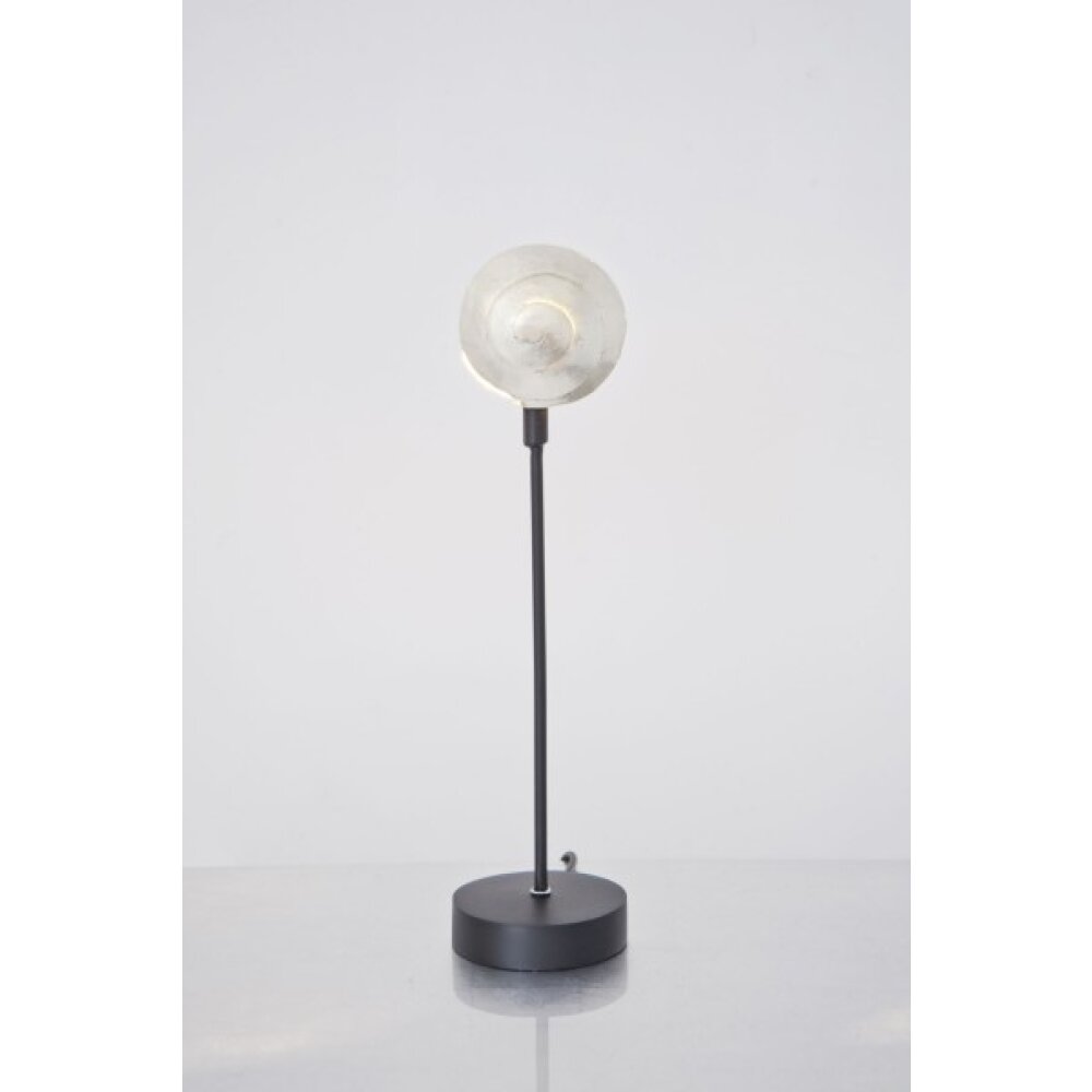 Holländer PICCOLA NAUTILO Lámpara de mesa Negro, Plata, 1 luz main product photo