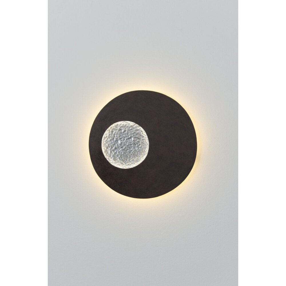 Holländer LUNA Aplique LED Marrón, Negro, Plata, 1 luz main product photo