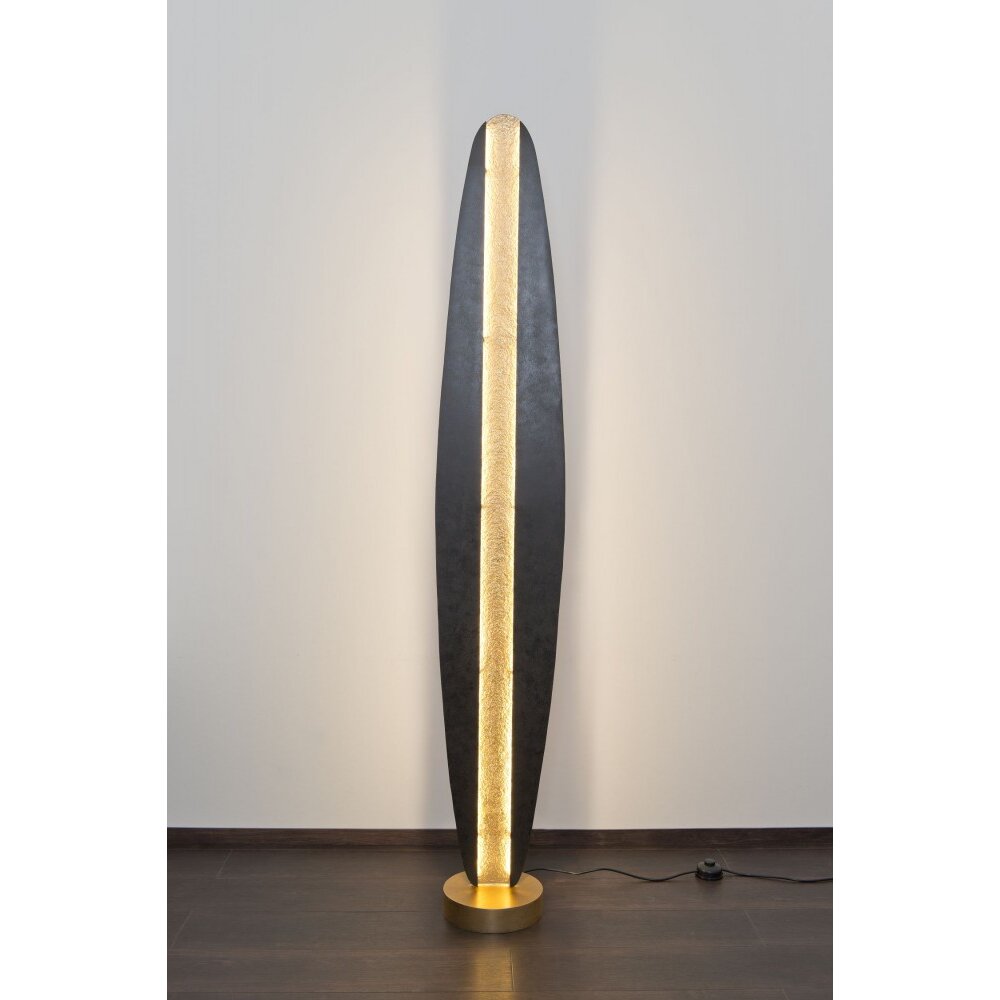 Holländer SIMBOLO Lámpara de pie LED Marrón, dorado, Negro, 1 luz main product photo