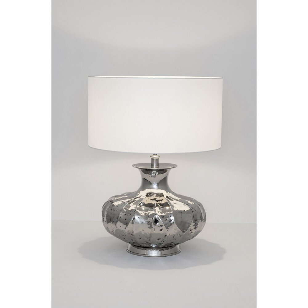 Holländer DAMASCO Lámpara de mesa Plata, 1 luz main product photo