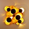 Holländer BOLLADARIA Aplique LED dorado, Negro, 9 luces
