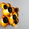 Holländer BOLLADARIA Aplique LED dorado, Negro, 9 luces