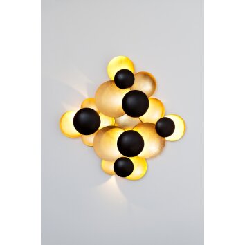 Holländer BOLLADARIA Aplique LED Marrón, dorado, Negro, 9 luces