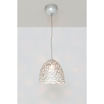 Holländer LILY GRANDE Lámpara Colgante Plata, 1 luz