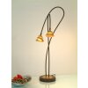 Holländer SNAIL TWO Lámpara de Mesa Marrón, dorado, Negro, 2 luces