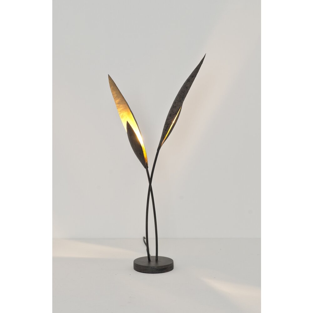 Holländer STRELICIE Lámpara de Mesa Marrón, dorado, Negro, 2 luces main product photo