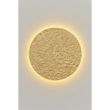 Holländer METEOR Aplique LED dorado, 1 luz