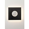 Holländer LUNA QUADRAT GROSS Aplique LED Marrón, Negro, Plata, 1 luz