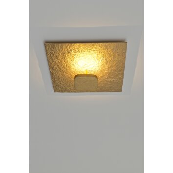 Holländer CESARE Lámpara de Techo LED dorado, 2 luces