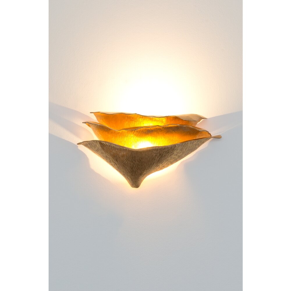 Holländer MECORIZZA Aplique LED dorado, 3 luces main product photo