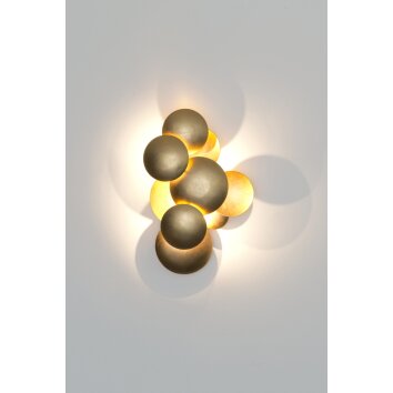 Holländer BOLLADARIA PICCOLO Aplique LED dorado, 3 luces