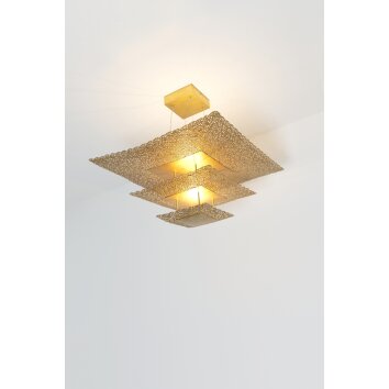 Holländer SOGNATORE Lámpara Colgante LED dorado, 7 luces