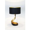 Holländer VORTICE Lámpara de mesa Negro-dorado, 1 luz