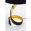 Holländer VORTICE Lámpara de mesa Negro-dorado, 1 luz