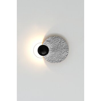 Holländer STARE Aplique LED Marrón, Negro, Plata, 1 luz