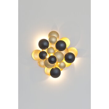 Holländer BOLLADARIA GRANDE Aplique LED Marrón, dorado, Negro, 6 luces