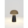 Holländer FUNGO Lámpara de mesa dorado, Negro, 1 luz