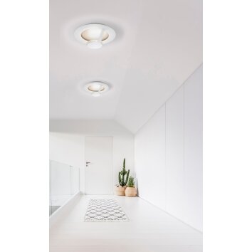 Grossmann FLAT Lámpara de Techo LED Marrón, dorado, Blanca, 1 luz