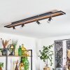 Deadwood Lámpara de Techo LED Negro, Blanca, 5 luces