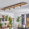 Deadwood Lámpara de Techo LED Negro, Blanca, 5 luces