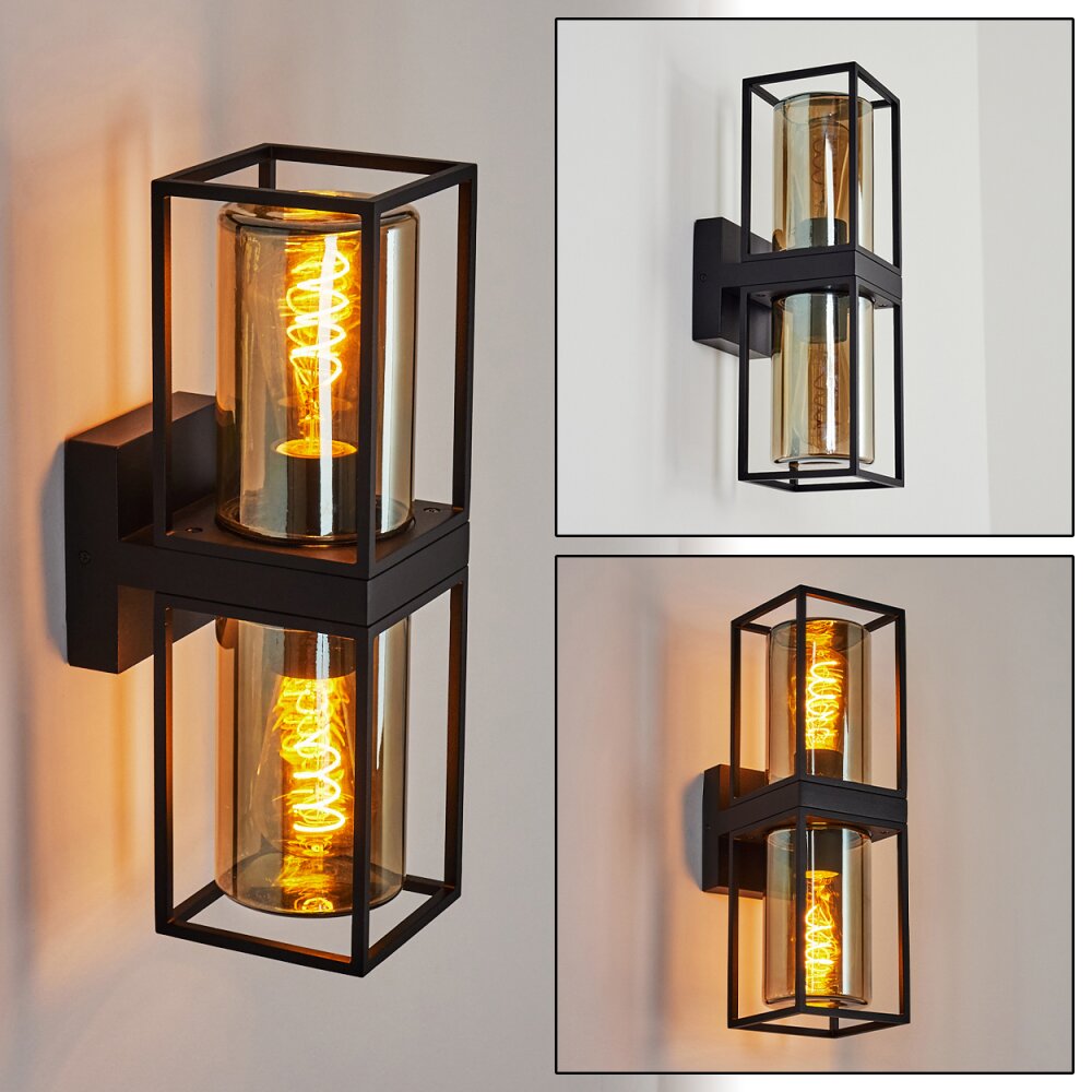 Palanga Aplique para exterior Negro, 2 luces main product photo