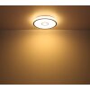 Globo GEORGIA Lámpara de Techo LED Blanca, 1 luz, Mando a distancia, Cambia de color
