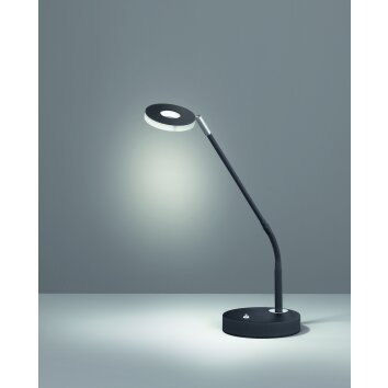 Fischer & Honsel Dent Lámpara de mesa LED Negro, 1 luz