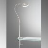 Fischer & Honsel Jax Lámpara con pinza LED Níquel-mate, 1 luz