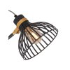 Steinhauer Dunbar Aplique Negro, 1 luz