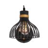 Steinhauer Dunbar Aplique Negro, 1 luz