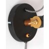 Steinhauer Dunbar Aplique Negro, 1 luz