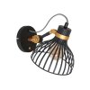 Steinhauer Dunbar Aplique Negro, 1 luz